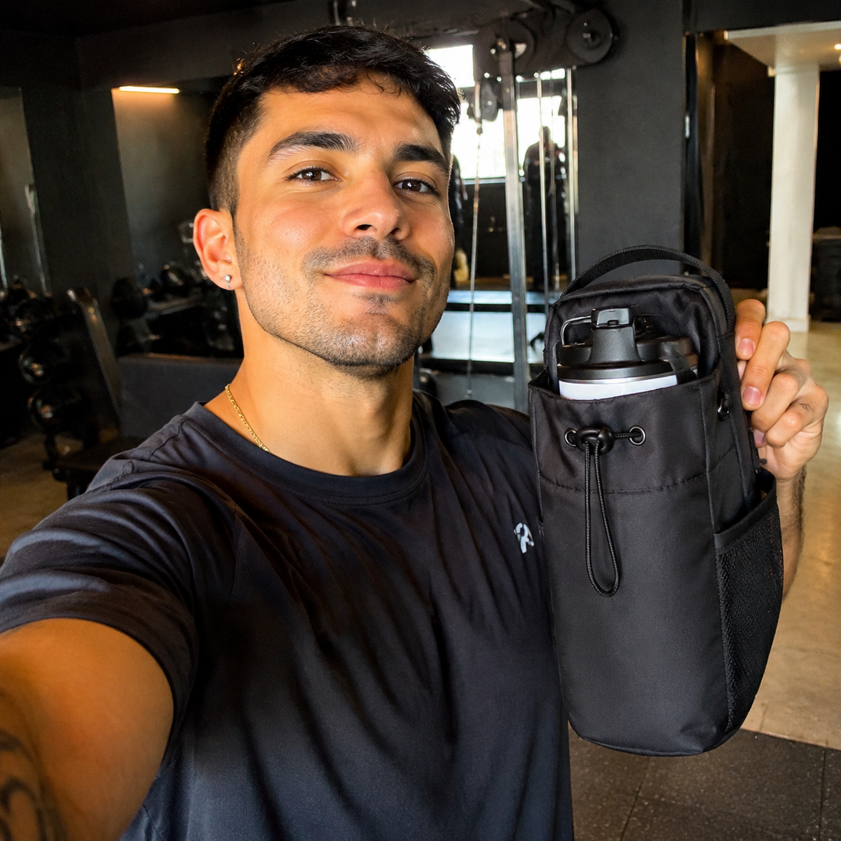 Bolso Gym Crossfit Magnético - Fija tus accesorios al equipo - Evita dejar tus cosas tiradas mientras entrenas