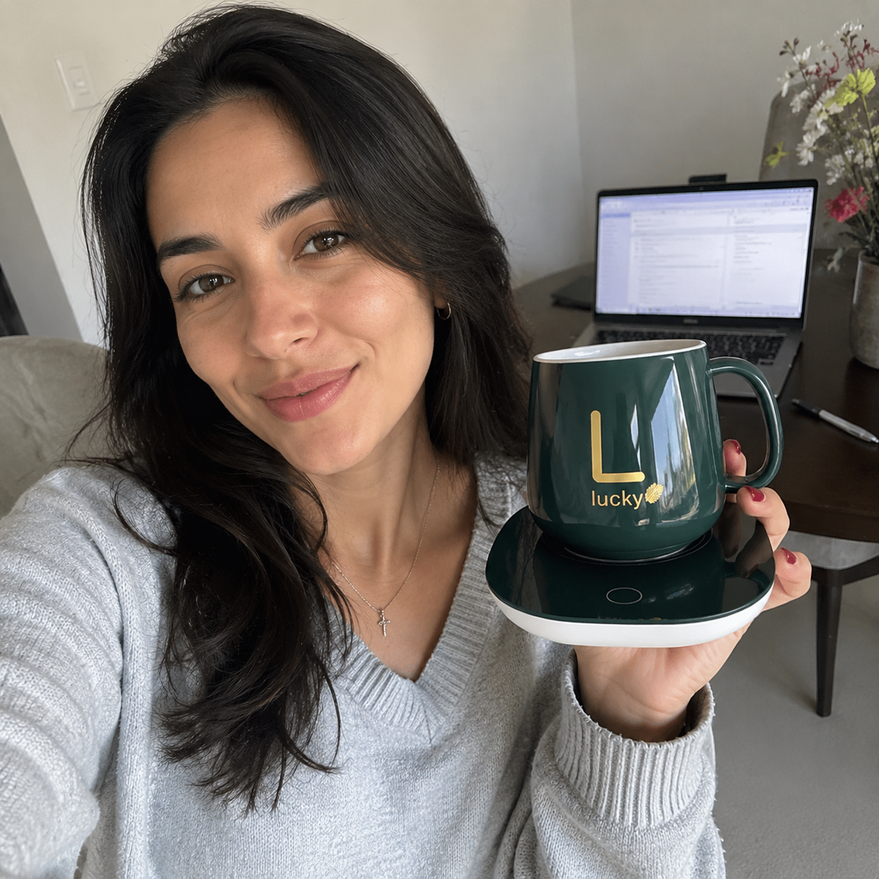 Taza Eléctrica Lucky ✨
