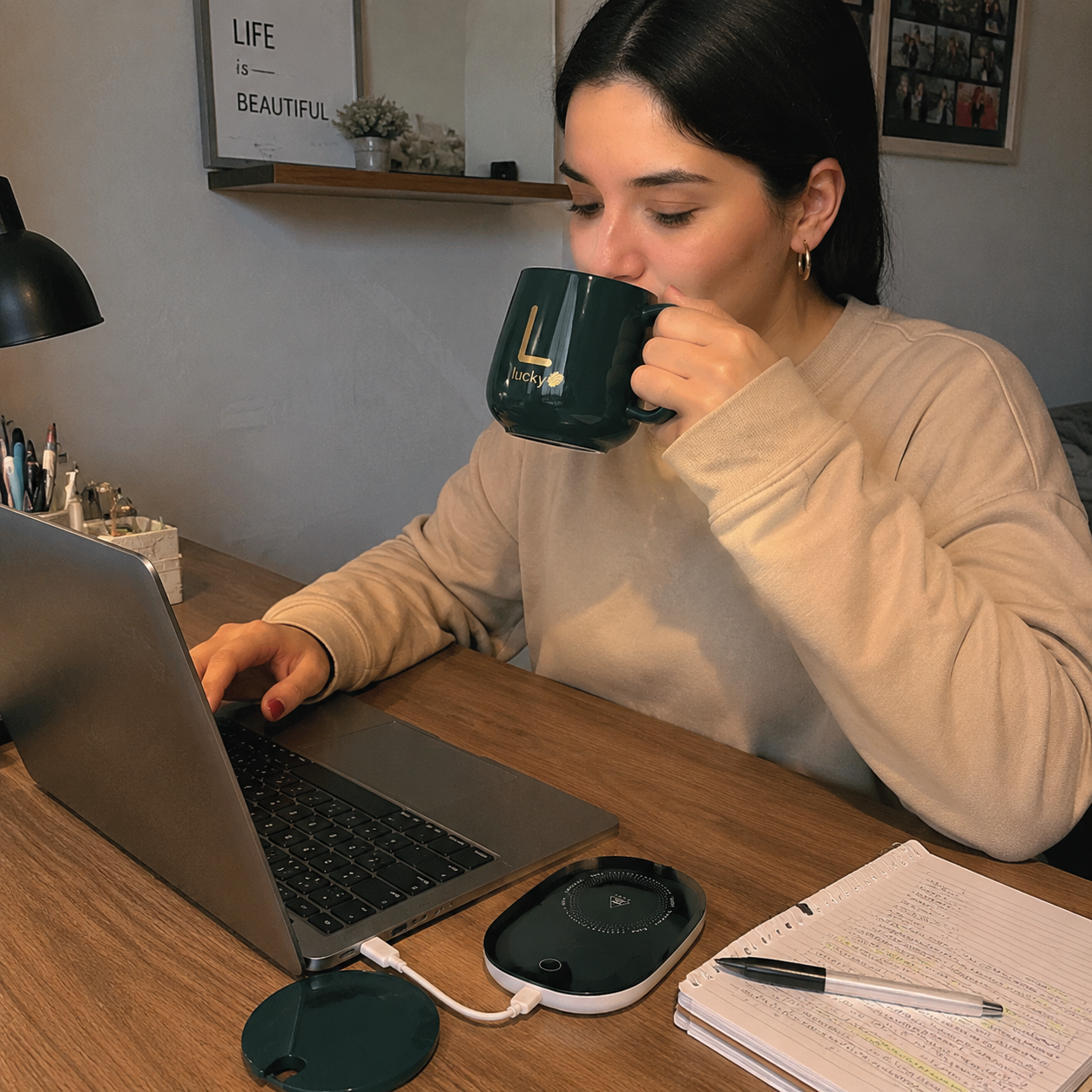 Taza Eléctrica Lucky ✨