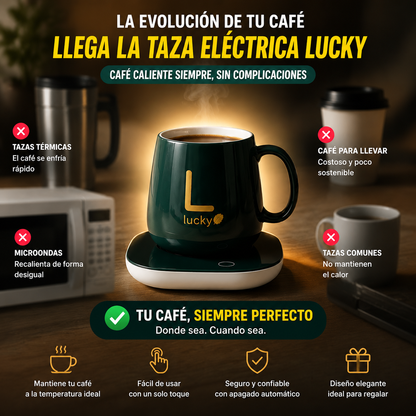Taza Eléctrica Lucky ✨